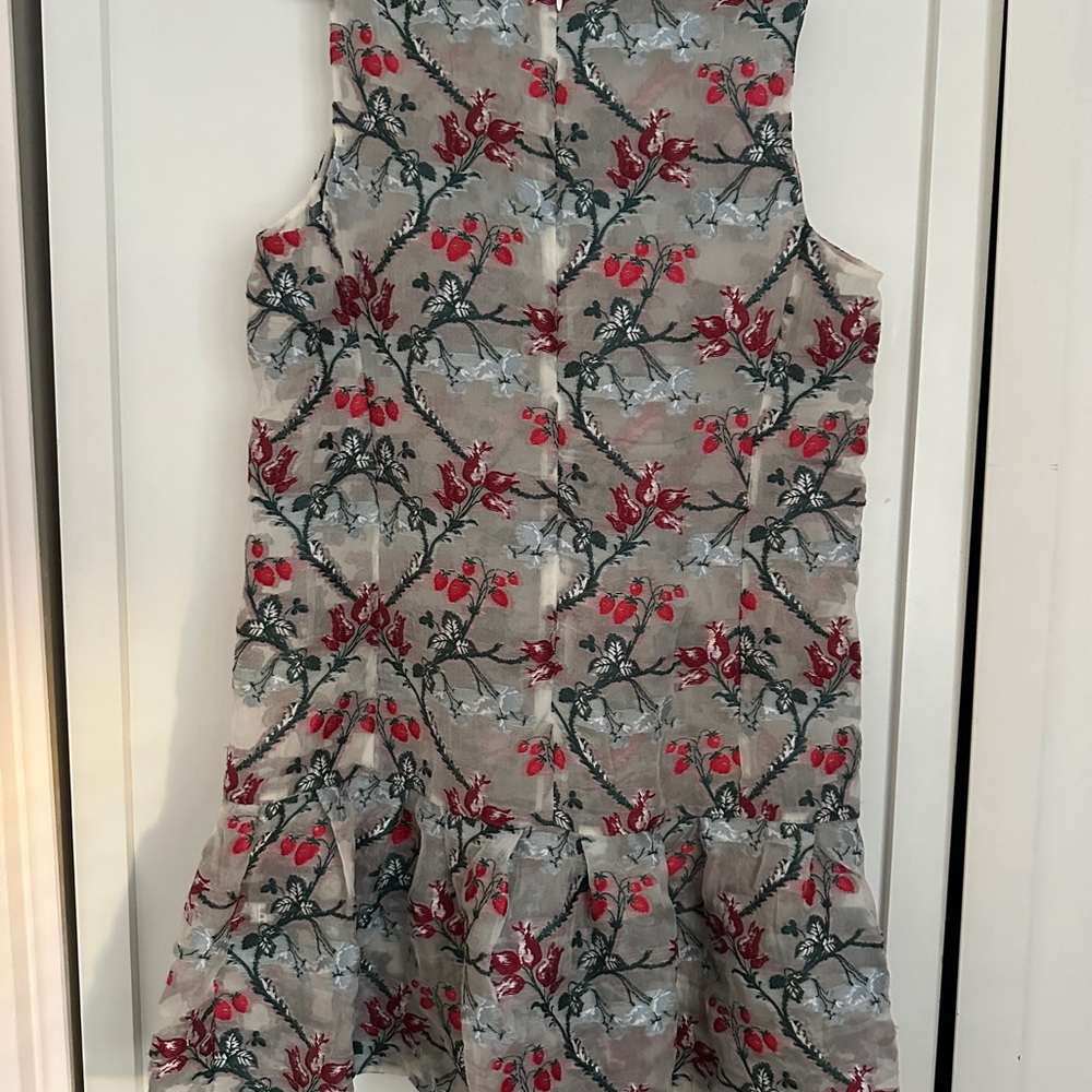Erdem strawberry Nena dress - Picture 4 of 9